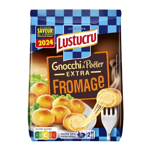 Lustucru Gnocchi à Poêler extra Fromage 300g