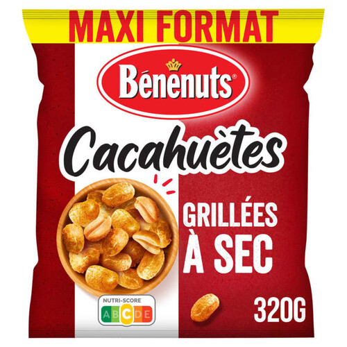 Benenuts Cacahuètes Grillées A Sec 320g