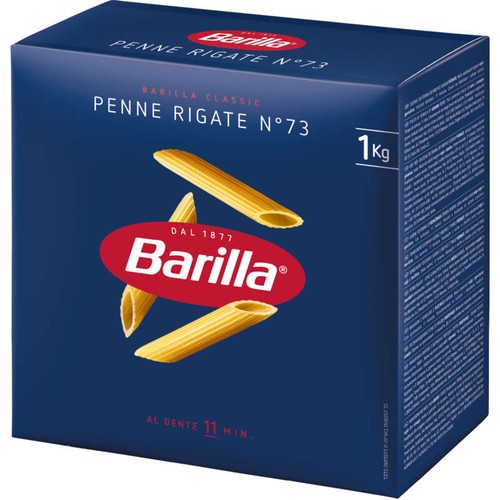 Barilla Pâtes penne rigate 1kg