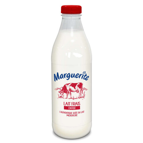 Marguerite lait frais microfiltré entier 1L