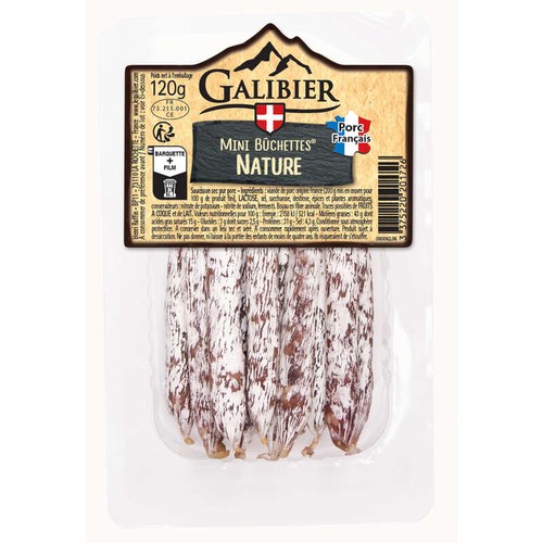 Galibier Mini Bûchettes Nature 120g