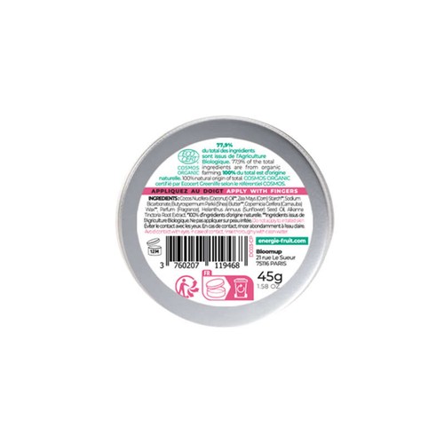 Énergie Fruit Déocrème framboise Bio 45g