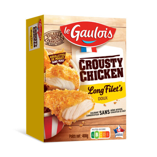 Le Gaulois Crousty Chicken Long Filet'S 400G