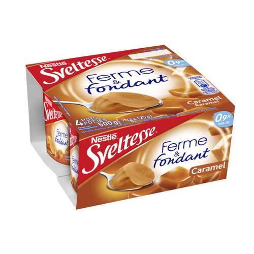 SVELTESSE Ferme et Fondant Caramel 4x125G