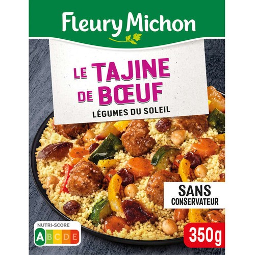 Fleury Michon Tajine De Bœuf Aux Légumes Du Soleil 350g