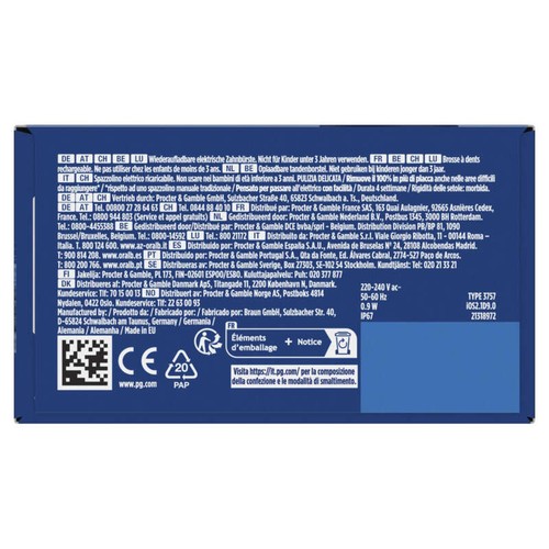 Oral-B iO2 Brosse À Dents Électrique Noire