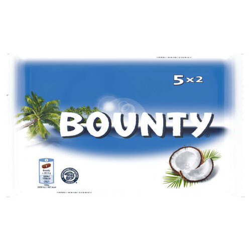 Bounty® Duo Barre x5 285g, carton de 24