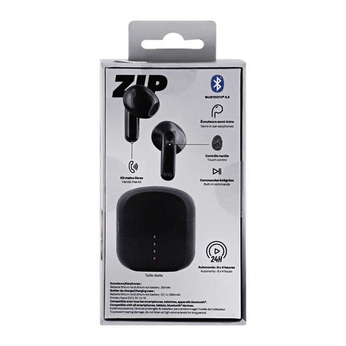 T'nB Ecouteurs sans fil  Zip 2 Noir