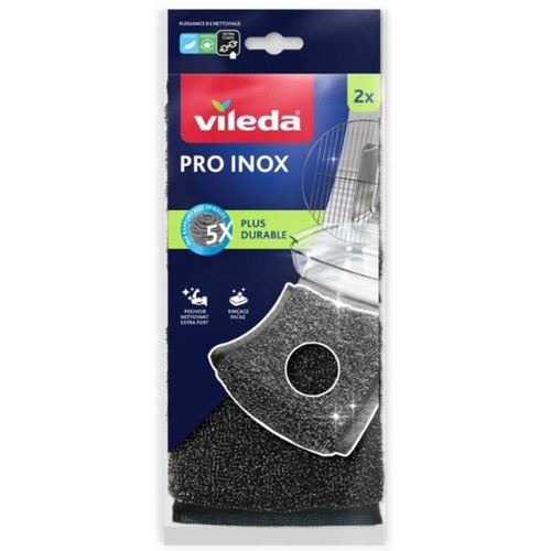 Vileda Éponges Grattante Pro Inox x2