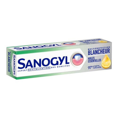 Sanogyl Dentifrice Multiprotection Gencive Huiles Essentielles Citron 75ml