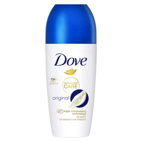 Dove Déodorant Bille Anti-Transpirant Advanced Care Original 50ml