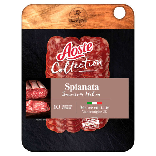 Aoste Saucisson Spinata 80g