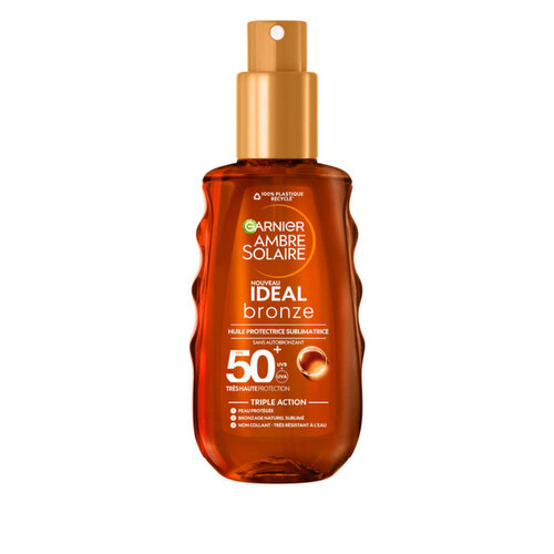 Garnier Ambre Solaire Ideal Bronze SPF50 150ml