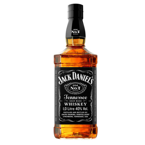 JACK DANIEL'S Whisky USA Tennessee Blended 40 % vol. 1L