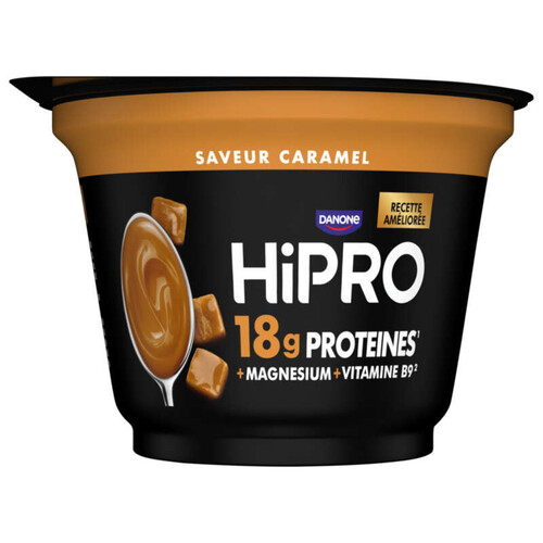 Danone Hipro Crème Dessert Protéines saveur Caramel 180g