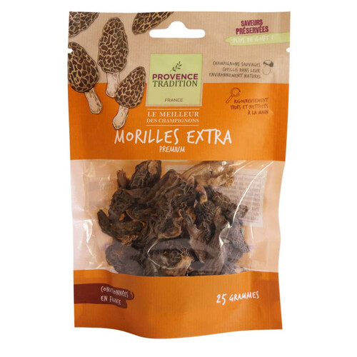 Morilles extra premium déshydratées 25g