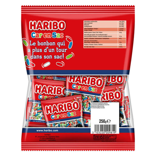 Haribo Bonbons Carensac 250g
