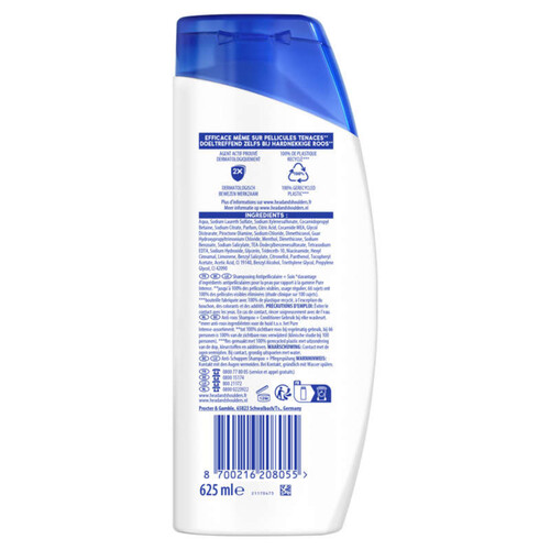 Head & Shoulders citrus fresh 2 en 1 shampoing antipelliculaire cheveux gras 625ml