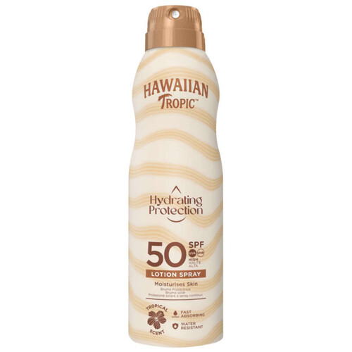 Hawaiian Tropic silk hydratation brume protectrice spf50 220ml