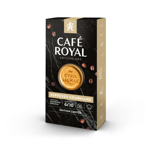 Café royal espresso gourmand