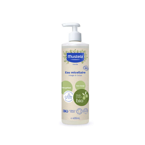 Mustela Eau Micellaire certifiée Bio 400ml