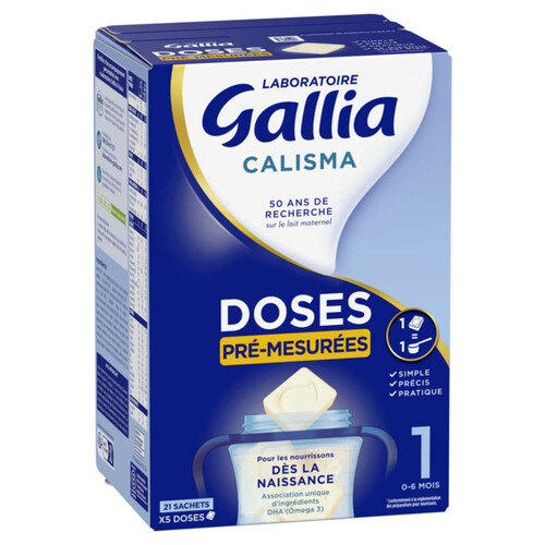 Laboratoire Gallia Calisma Lait de Croissance 1er âge De 0 à 6 mois 483g