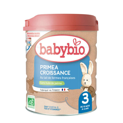 Babybio Lait Croissance Priméa 3 dès 10 mois 800g