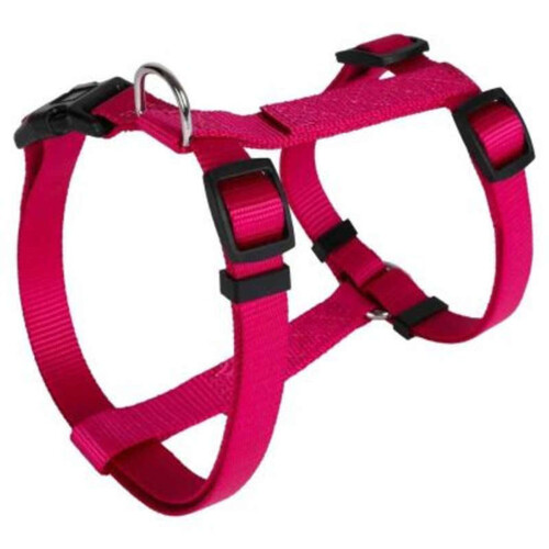 Animalis Harnais Basic Fuchsia pour Chien T0 12mm & 32/45cm