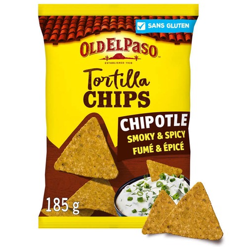 Old El Paso Tortilla Chips Chipotle 185g