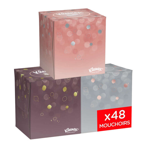 Kleenex Mouchoirs Boîte Cubique Ultra Soft