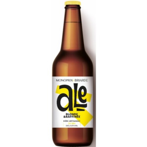 Monoprix X Briade Bière blonde & artisanale Ale 33cl