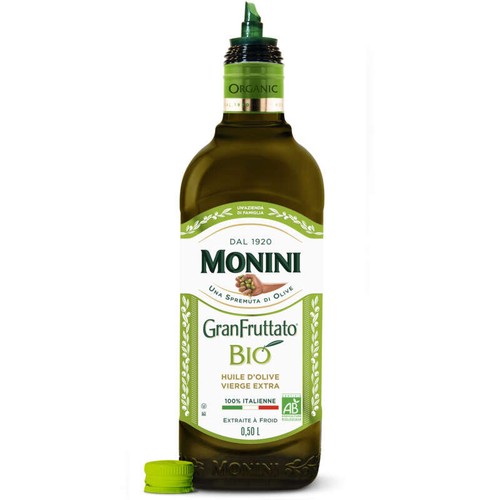 Monini Huile d’olive vierge italienne Bio 50cl