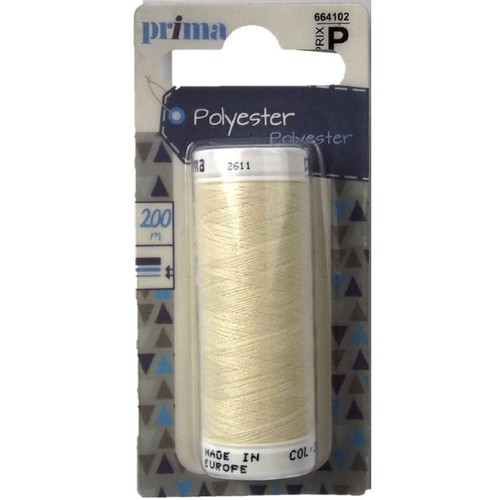 Prima Fil Polyester Creme 200m