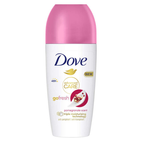 Dove Déodorant Bille Anti-Transpirant Advanced Care Parfum Grenade 50ml