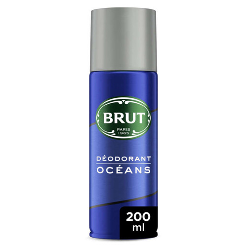 Brut Déodorant Homme Spray Antibactérien Oceans 200ml