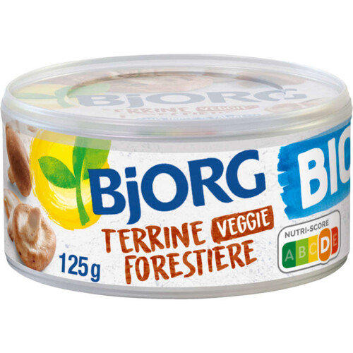 Bjorg Terrine Forestière à Tartiner, Bio 125g