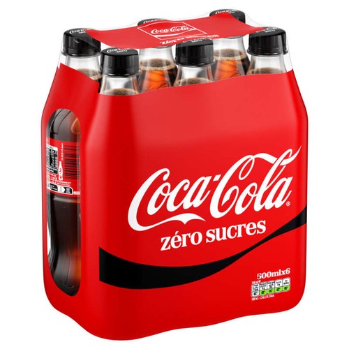Coca-cola sans sucres 6x50cl