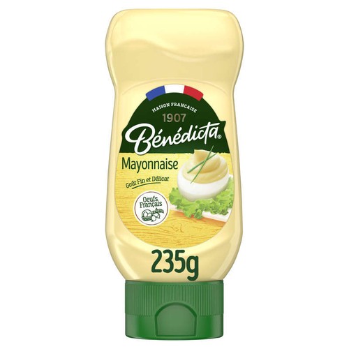 Bénédicta Mayonnaise Nature Flacon 235g