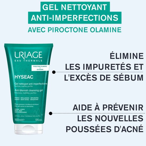 Eucerin Uri hyseac Gel nettoyant anti imperfections 150ml