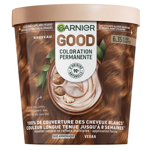 Garnier Good Coloration Permanente Sans Ammoniaque 6.35 Canelle blonde 160ml