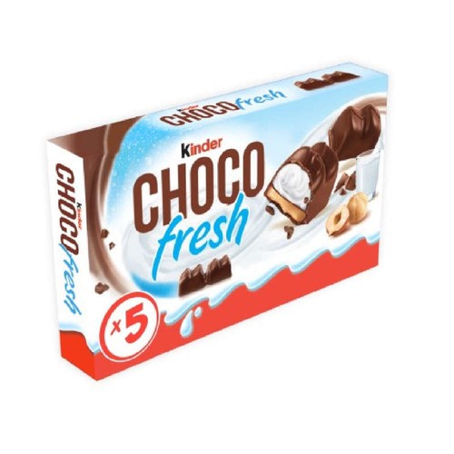 Kinder Chocofresh Milky Cream Barre Chocolatée x5