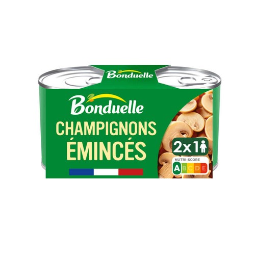 Bonduelle Champignon Émincé Sans Sulfite 2x115g
