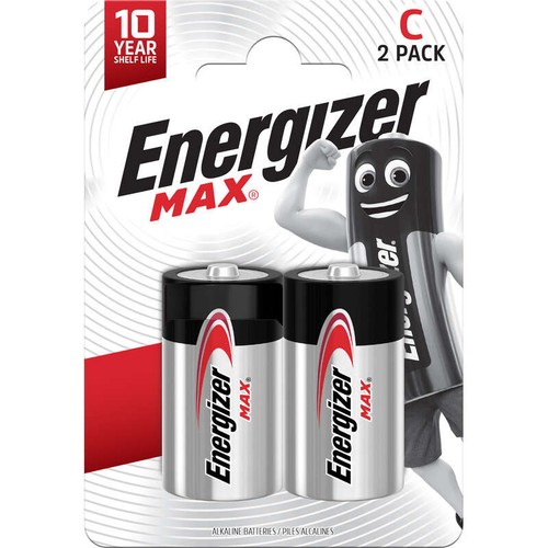 Energizer 2 Piles C Max