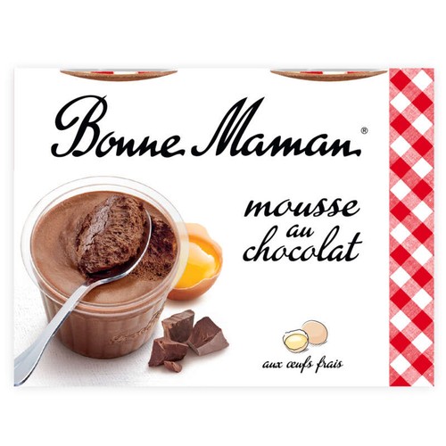 Bonne Maman Mousse au chocolat 4x50g
