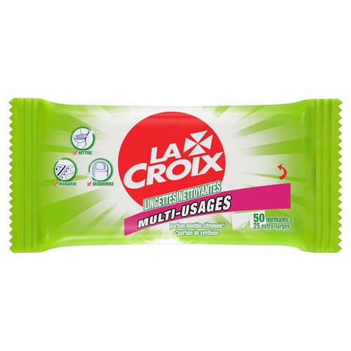 La Croix Lingettes javel x50