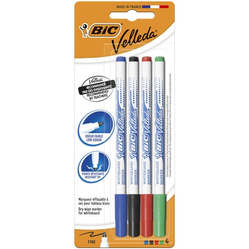 Bic Marqueurs Pour Tableaux Blancs x4