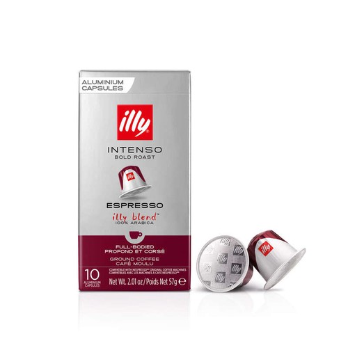 Illy Café Espresso Intenso 100% Arabica x10 capsules 57g