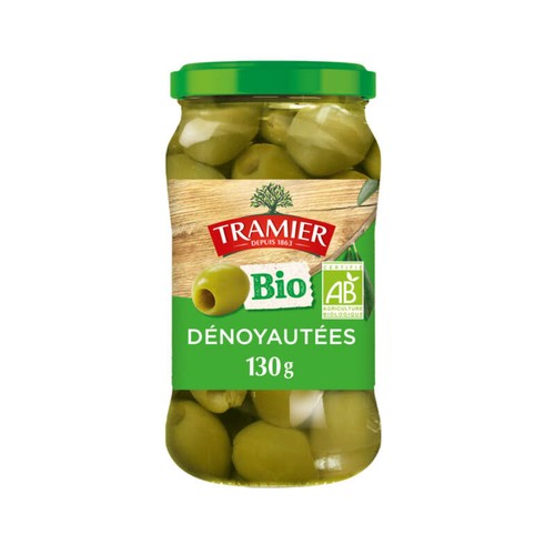Tramier Olives Vertes Bio 130g