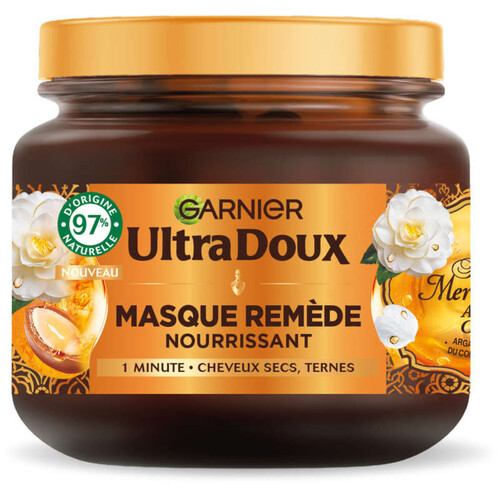Garnier Ultra Doux Merveilleux Masque Remède Camelia Argan 340ml