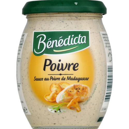 Bénédicta Sauce Au Poivre De Madagascar Bocal 260G